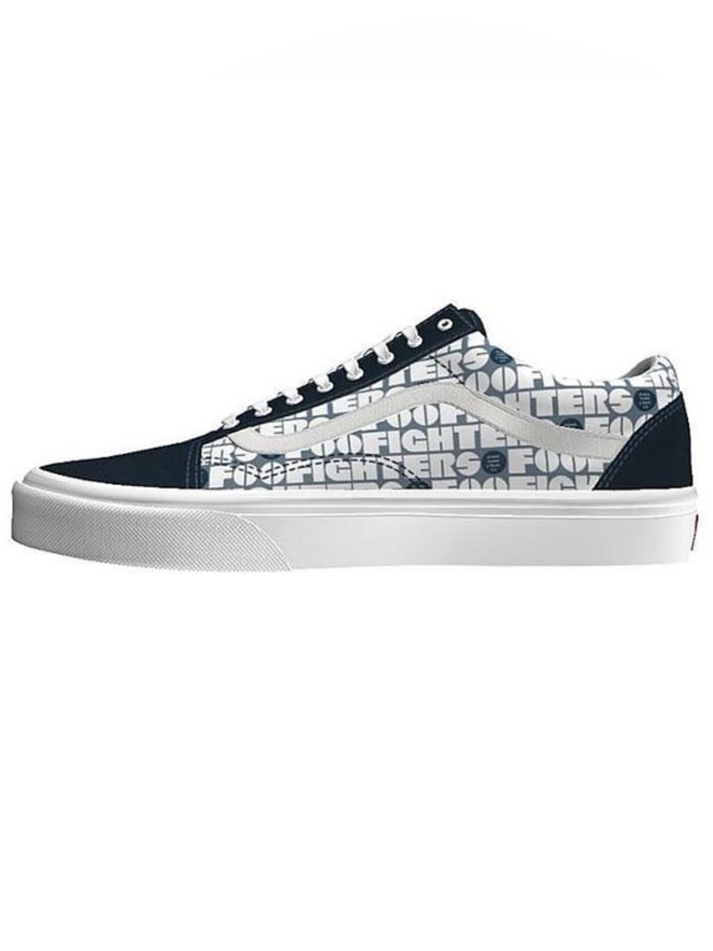 VANS CUSTOMS Foo Fighters Sneakers Canvas Men’s 12 RARE Jensen Guitar Fundraiser